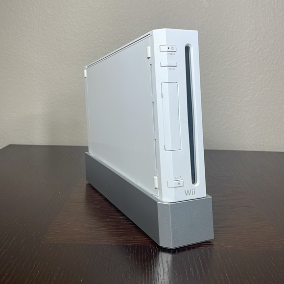 Bundle White Nintendo LU392586243 Wii console RVL-001/ Stand / Mario kart wheel - Picture 6 of 8